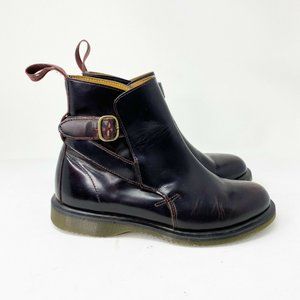 Dr Martens Teresa Womens Cherry Red Ankle Boots 7